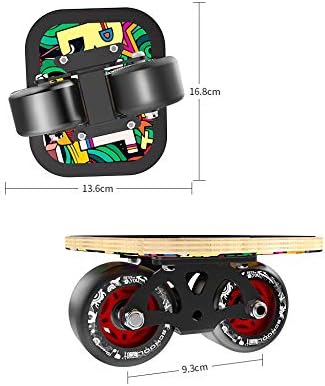 AlloyDrift Precision Mini Skateboard Rollers (1 Pair